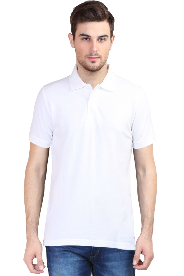 Premium White Polo T-Shirt