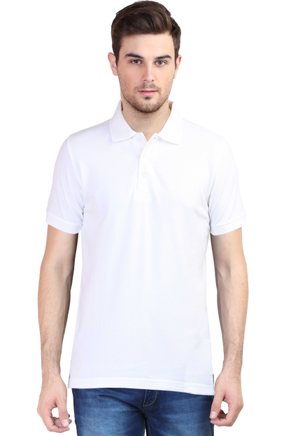 Premium White Polo T-Shirt