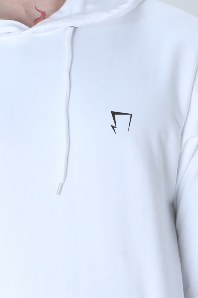 Premium White Solid Hoodie