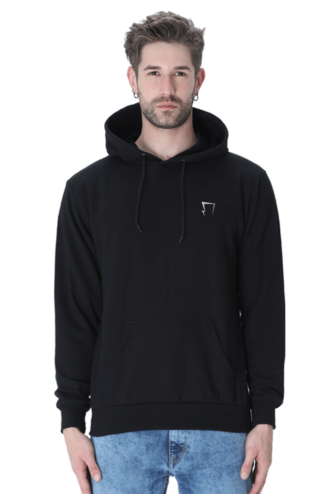 Premium Black Solid Hoodie