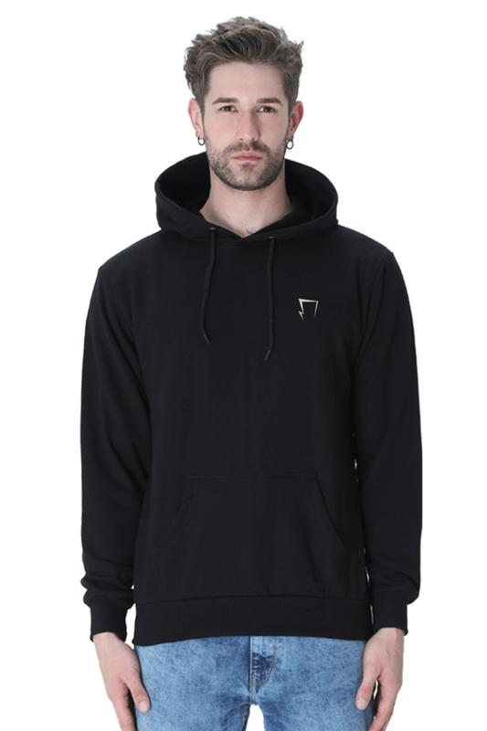 Premium Black Solid Hoodie