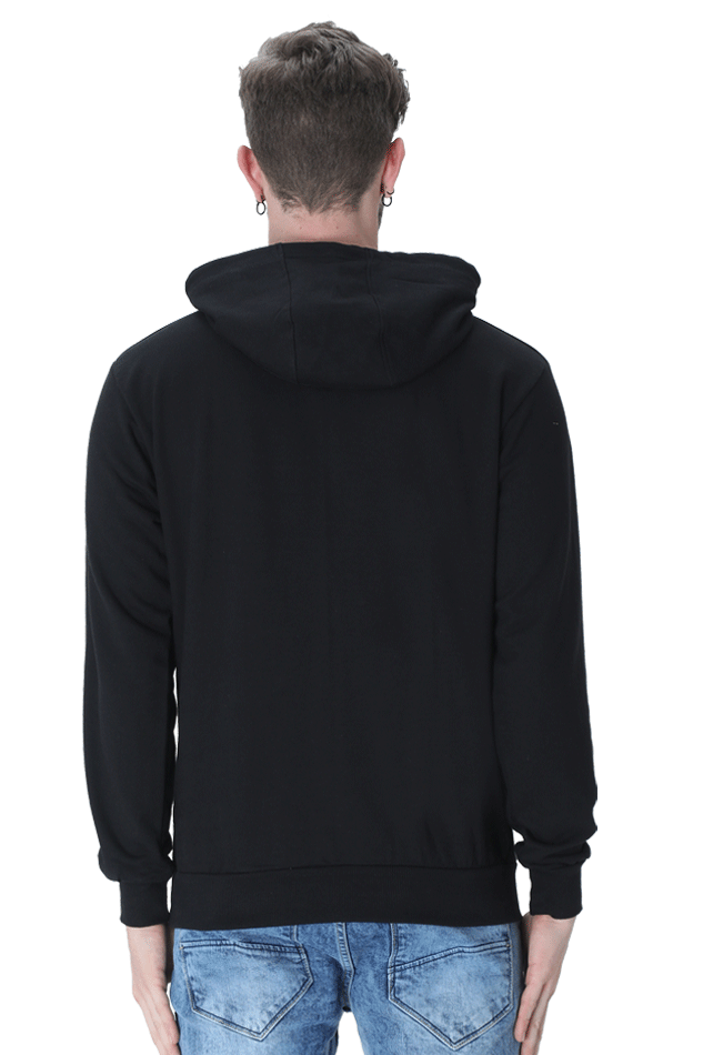 Premium Black Solid Hoodie