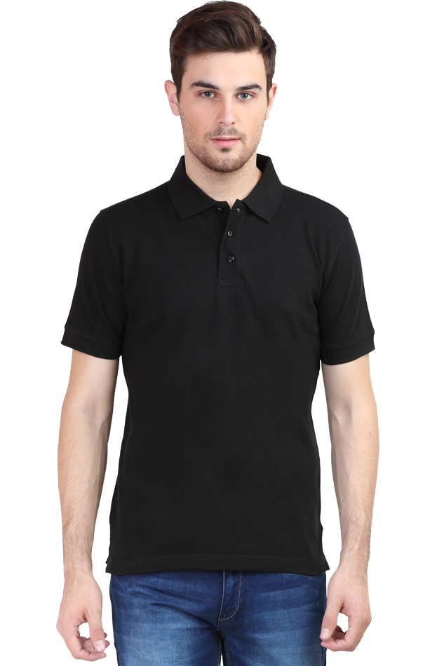 Premium Black Polo T-Shirt