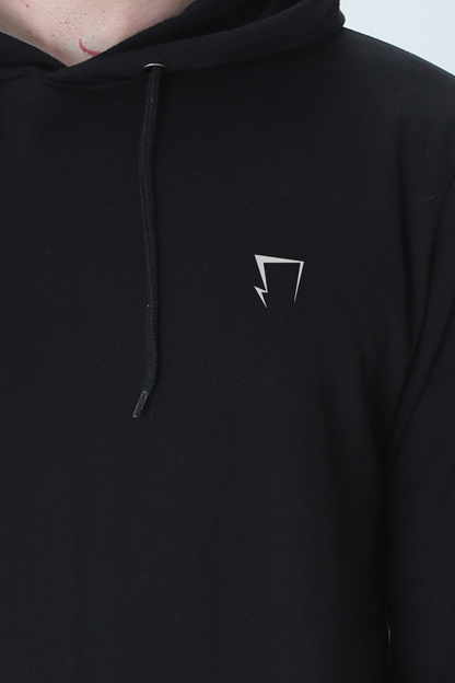 Premium Black Solid Hoodie