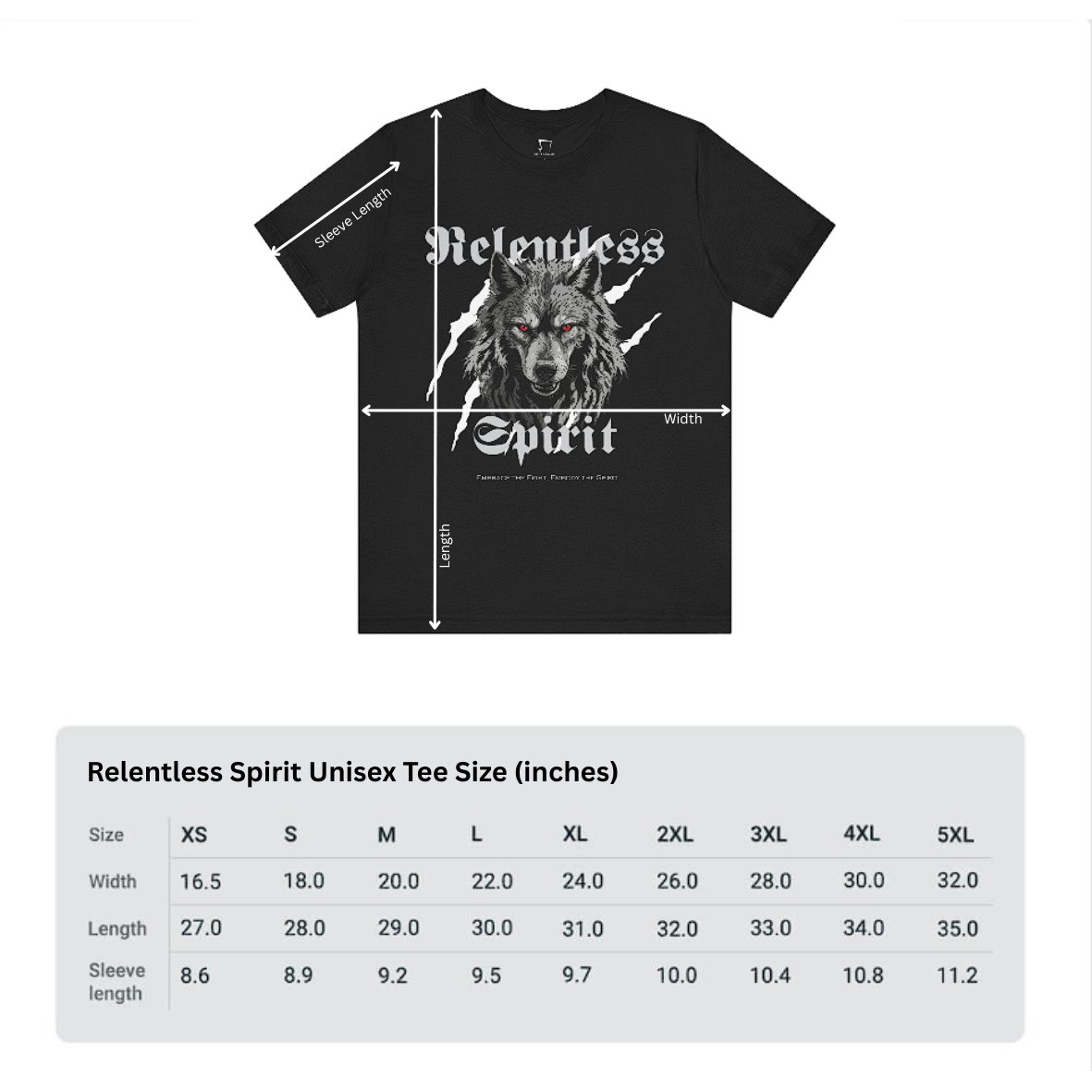 Relentless Spirit Unisex Tee